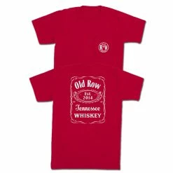 Old Row Crimson Tennessee Whiskey T Shirt