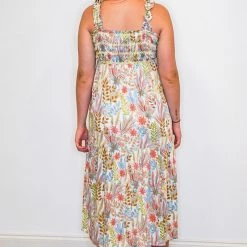 Purple Door Boutique Loveliest Florals Cream Midi Dress 7 Purple Door Boutique Loveliest Florals Cream Midi Dress