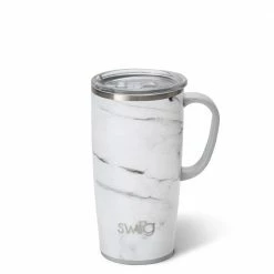 Purple Door Boutique Swig Life Marble Travel Mug