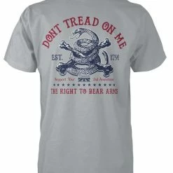 Turnrows Dont Tread On Me Gray T Shirt