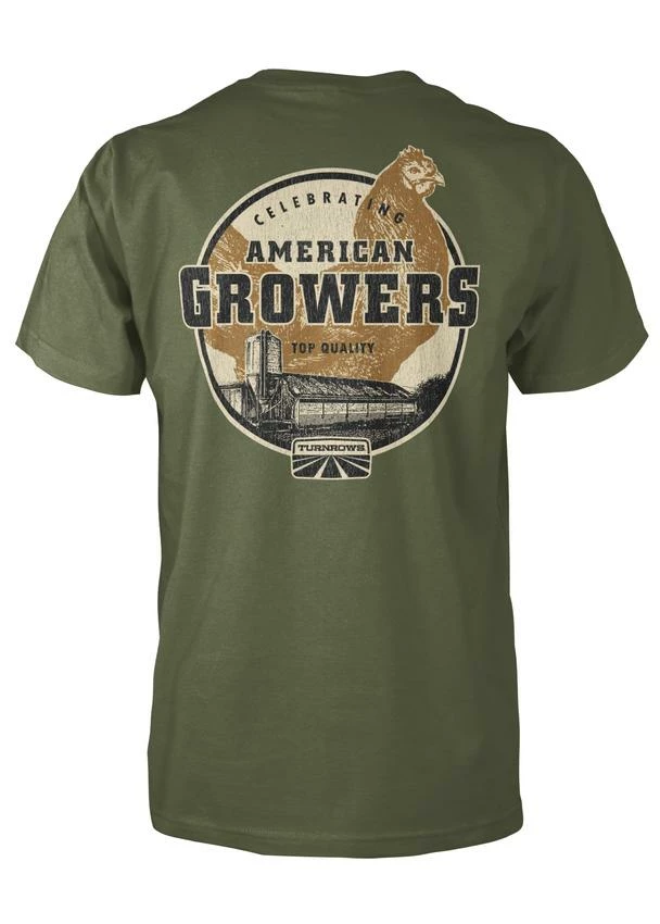 Turnrows American Growers T Shirt T-Shirts 1 Turnrows American Growers T Shirt T-Shirts