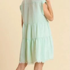 Purple Door Boutique New Arrivals Frayed Style Washed Mint Dress 11 Purple Door Boutique New Arrivals Frayed Style Washed Mint Dress