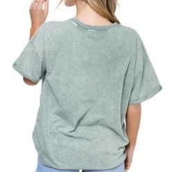 Purple Door Boutique New Arrivals Green Rock N Roll Tee