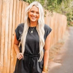 Z Supply Black Kelby Romper