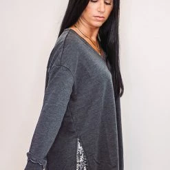 Z Supply Washed Black V Neck Weekender Ladies' 8 Z Supply Washed Black V Neck Weekender Ladies'